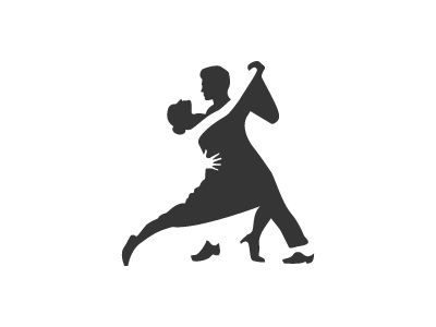 Dance Logo by Angel Veselinov Pilates Logo, Indian Flag Images, Dance Logo, Shading Drawing, Dancer Silhouette, Tango Dancers, Past Life Regression, Dance Paintings, Life Logo