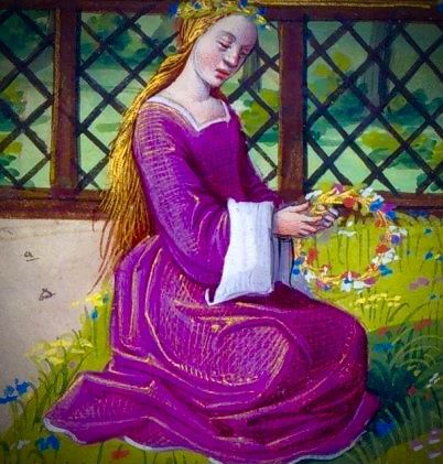 1420s Fashion, 1490s Fashion, Elizabethan Garden, Medieval Details, Medieval Garden, Middle Ages Clothing, Sca Garb, Medieval Garb, Medieval Woman