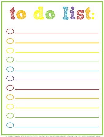 Free Printable To-Do Lists – Cute & Colorful Templates - So, I will take this, do one for each project, then put them all together on one list. Free To Do List, A To Do List, To Do List Template, To Do List Printable, Ac New Leaf, To Do Lists Printable, Home Management Binder, Filofax Planners, Printable Checklist