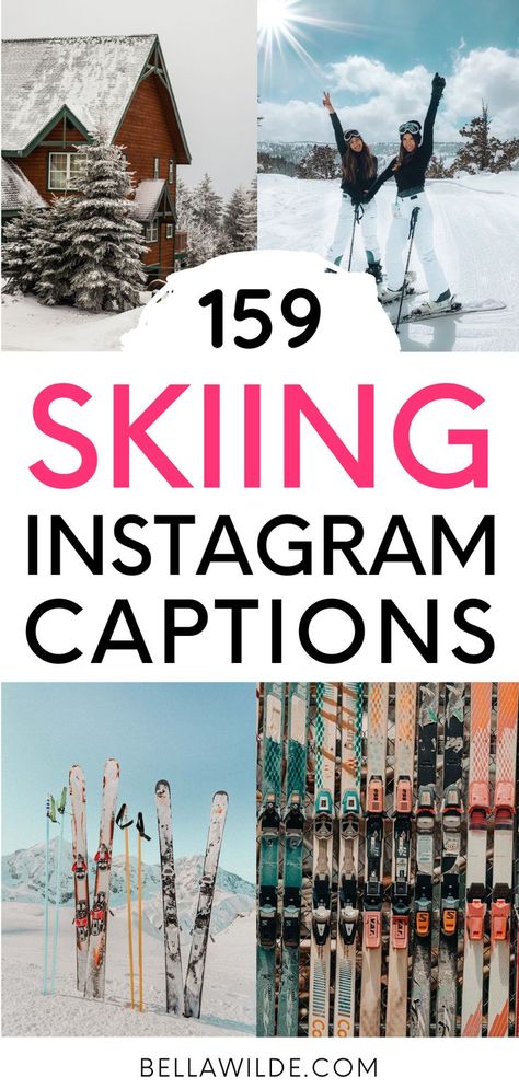 Captions For Instagram Winter, Instagram Captions Winter, Vibes Instagram Captions, Vibes Captions For Instagram, Ski Instagram Pictures, Vibes Captions, Ski Pictures Ideas, Adventure Captions, Girls Ski Trip