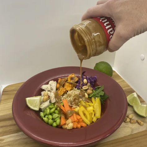 Almost Empty Jar of PB Sauce Peanut Butter Jar Dressing, Asian Peanut Butter Sauce, Peanut Butter Jar Sauce, Peanut Sauce From Peanut Butter Jar, Empty Peanut Butter Jar Recipe, Leftover Peanut Butter Jar Sauce, Peanut Butter Dressing, Easy Peanut Sauce, Recipes Chinese