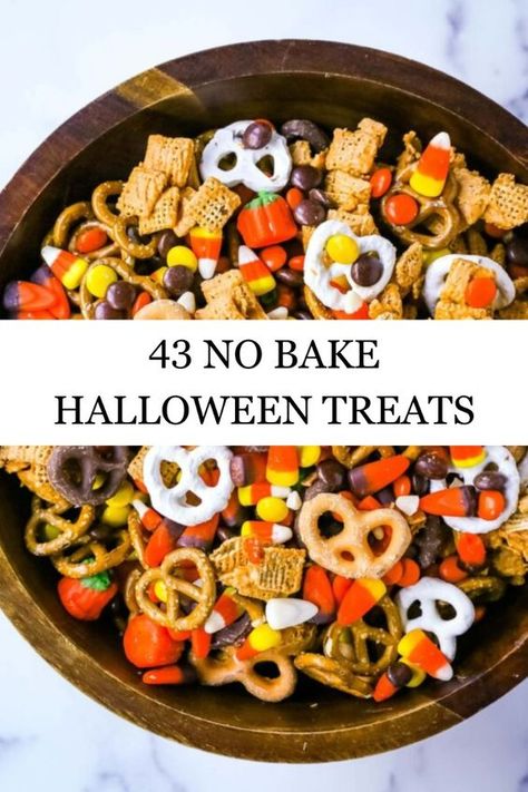 Seriously, no cooking required! Whip up these cute homemade Halloween treats quick! They are great for school classroom parties, kids of all ages or a family Halloween party. Halloween Kids Food Party, 4th Halloween Birthday Party, Kid Halloween Food Ideas, Kids Halloween Birthday Party Food, Kids Halloween Party Ideas Food, Halloween Toddler Birthday Party, Halloween Party Kids Food, Loki Food, Kids Halloween Birthday Party Ideas