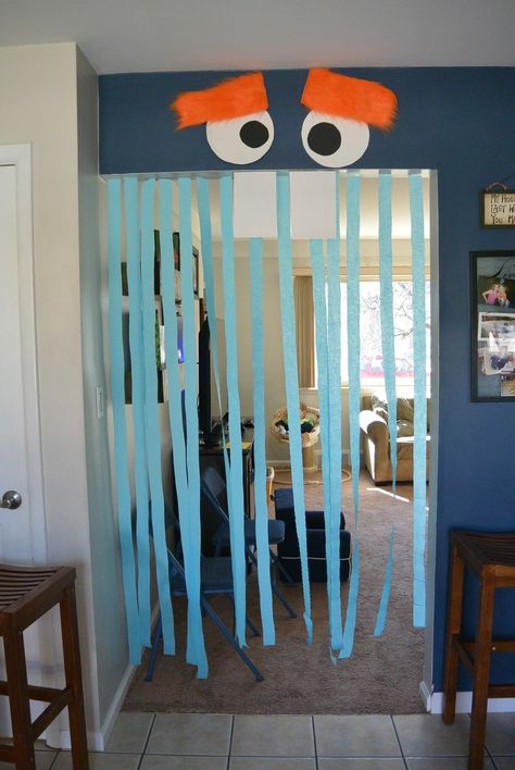 Monster Birthday decorations Monster Birthday Decorations, Monsters Inc Decorations, Monster Party Decorations, Monster Mash Party, Little Monster Party, Monster First Birthday, Monster Decorations, Little Monster Birthday, Monster 1st Birthdays