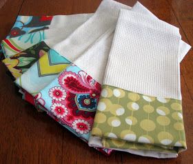 Kitchen Towels Diy, Dish Towel Crafts, Kitchen Towels Crafts, Tea Towels Diy, Diy Towels, Astuces Diy, Costura Diy, Towel Crafts, Flour Sack Towels