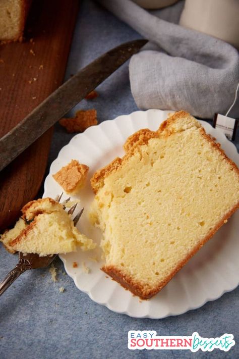 Bake the best homemade cream cheese pound cake with this tried-and-true Southern recipe. With a moist, dense texture and rich flavor, this simple recipe is perfect for bakers of all skill levels. Find out how easy it is to create a delicious loaf that everyone will love. Old Fashioned Southern Recipes, Easy Cream Cheese Pound Cake, Cheese Pound Cake Recipe, Southern Caramel Cake, Old Fashioned Pound Cake, Cake Recipe From Scratch, Lemon Blueberry Bundt Cake, Cream Cheese Pound Cake Recipe, Southern Pound Cake