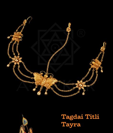 Tikli Jewelry Gold, Bengali Wedding Jewellery Gold, Kandoli Designs, A Sirkar, Bengali Photoshoot, Bengali Aesthetic, Marriage Pics, Gold Earing, Pebble Jewelry