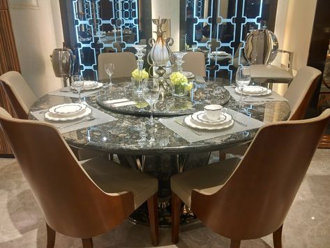 Dinner Table and Chairs Set Table Granite, Luxury Dining Table, Luxury Dining, Table And Chair Sets, Dinner Table, Table And Chairs, Chair Set, Dining Table, Furniture