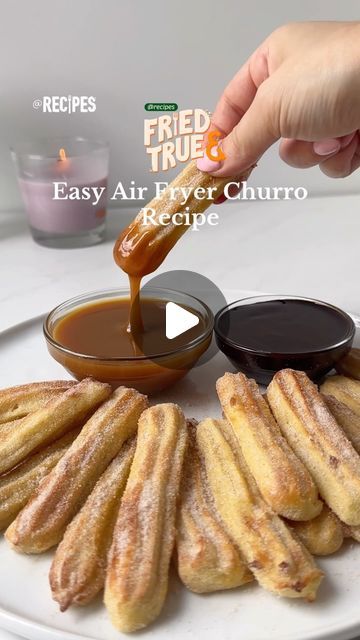 Recipes on Instagram: "You’ll be amazed at how easy it is to make these Air Fryer Churros. They’re incredibly delicious and so fun to make ✨

#airfryerchurros #airfryer #churros #homemadechurros #airfryerrecipes #easyrecipes #desserts" Churros Recipe Air Fryer, Churros Recipe Easy Air Fryer, Airfryer Churros, Air Fryer Churros, Homemade Churros Recipe, Homemade Churros, Churros Recipe, Airfryer Recipes, Air Fryer Recipes