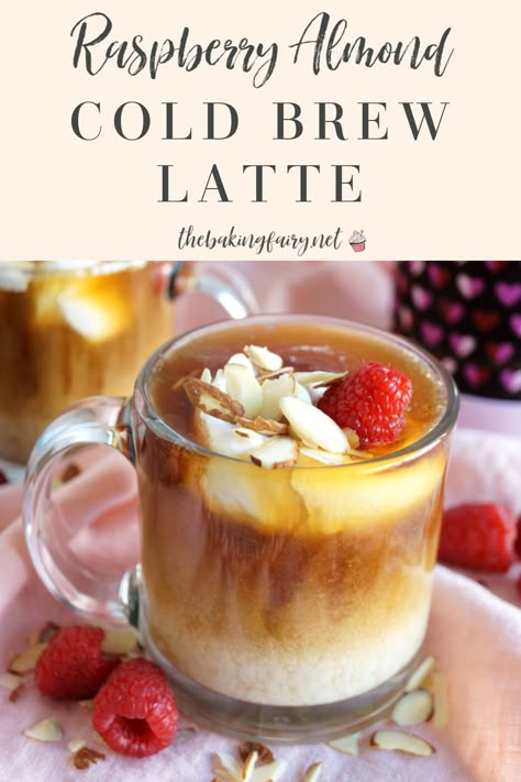 Spring Coffee Drinks, Coffee With Almond Milk, Whipped Coconut Cream, Almond Milk Coffee, Doughnut Shop, Coffee Ideas, Raspberry Almond, Spring Coffee, Flavored Coffee