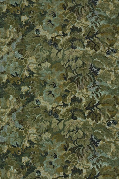 Touraine is a classic and timeless theme, verdant tapestry is translated here in the carved velvet technique. Thanks to its complex weaving, it presents subtle plays of nuances and reliefs. #pierrefrey #pierre #frey #home #decor #inspo #inspiration #idea #fabric #tissu #tapestry #tapisserie #velvet #linen #cotton Green Fabric Aesthetic, Velvet Background, Green Vibes, Velvet Texture, Luxury Green Background, Olive Green Velvet Wallpaper, Green Velvet Texture, Pierre Frey Wallpaper, Pierre Frey Arty Wallpaper