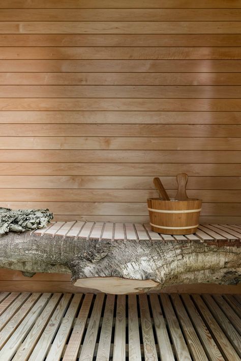 Wood Sauna Outdoor, Shed Sauna, Scandinavian Sauna, Sauna Garden, Floating Sauna, Sauna Build, Wood Burning Sauna, Sauna Interior, Cabin Backyard