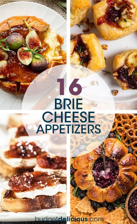 Craving something creamy and delicious? Brie appetizers are the way to go! 🧀✨ Whether it’s a warm, gooey baked brie, crispy brie bites, or sweet cranberry brie puff pastry, these finger foods delicious. Easy to make and even easier to eat, these are  perfect for everything from holiday parties, Super Bowl Parties, New Years Eve Party to casual get-togethers. Impress your guests with these cheesy, irresistible snacks that everyone will love! #Cheese #Brie #PartyFood #Appetizers #christmas Brie Cheese Recipes With Apples, Baked Brie Christmas Wreath, Gluten Free Brie Recipes, Brie Phyllo Appetizer, Keto Brie Cheese Recipes, Brie Snowflake, Snowflake Baked Brie, Savory Brie Recipes, Brie Pinwheels