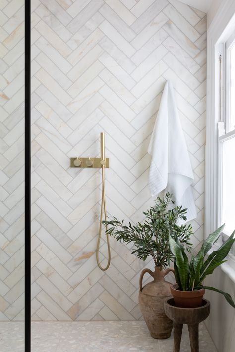 In 2022, What Will Bathrooms Look Like? Bathroom Floor Herringbone, Herringbone Tile Bathroom Floor, Bathroom Herringbone Tile, Bathroom Herringbone, Floor Herringbone, Herringbone Wall Tile, Herringbone Bathroom, Herringbone Tile Bathroom, Tile Bathroom Floor