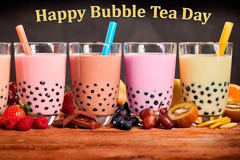 Yum yum! www.rksshots.com #potd #instalike #igers #bubbletea #tea Bubble Tee, Bubble Tea Flavors, How To Make Bubbles, Boba Drink, Green Tea Bags, Bubble Milk Tea, Tapioca Pearls, Masala Chai, Flavored Syrup