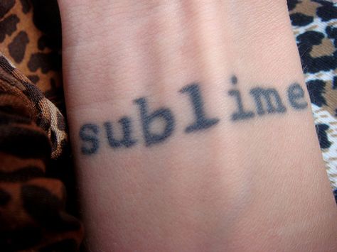 Band Music Tattoo, Sublime Band Art, Sublime Tattoo Ideas, Sublime Inspired Tattoos, Sublime Tattoo Lyrics, Sublime Back Tattoo, Sublime Laptop Wallpaper, Sublime Quotes, Sublime Band Members