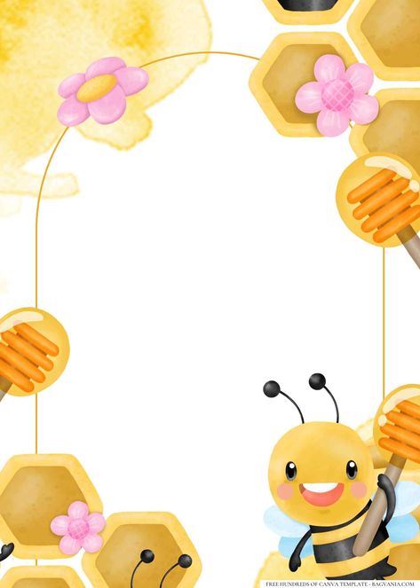 Cool 22+ Mommy to Bee Honeycomb Baby Shower Invitation Templates #free #freeinvitation2019 #birthday #disney #invitations #invitationtemplates Baby Shower Invitation Templates Free, Bee Themed Birthday Party, Baby Shower Look, Moon Baby Shower Invitation, Bee Themed Classroom, Bee Invitations, Birthday Return Gifts, Honey Diy, Mommy To Bee