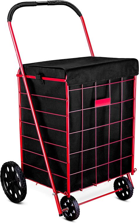 Amazon.com: Shopping Cart Liner - 18" X 15" X 24" - Square Bottom Fits Snugly Into a Standard Shopping Cart. Cover and Adjustable Straps for Easy and Secure Attachment. Made from Waterproof Material, Black : Office Products Personal Shopping Cart, Folding Shopping Cart, Grocery Basket, Grocery Cart, Shopping Cart Cover, Cart Cover, Laundry Bags, Shopping Trolley, Utility Cart