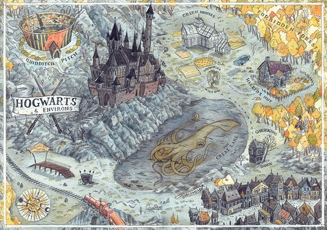 Check out this @Behance project: “Hogwarts Map” https://www.behance.net/gallery/67866951/Hogwarts-Map Hogwarts Map, Posters Harry Potter, Classe Harry Potter, Imprimibles Harry Potter, Harry Potter Printables, Buku Harry Potter, Images Harry Potter, Harry Potter Artwork, Harry Potter Drawings