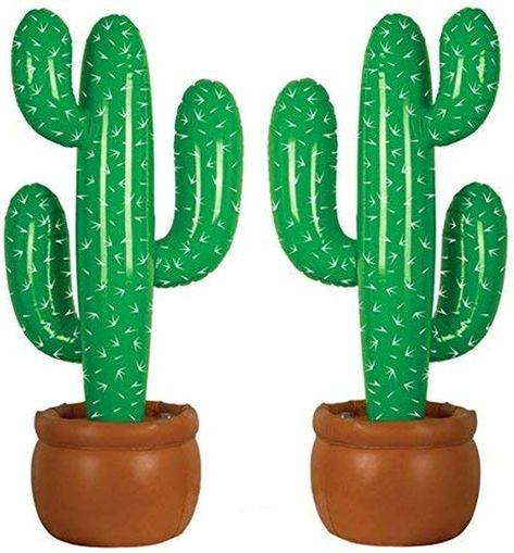 Quickdraw 2 x Inflatable Cactus Blow Up 85cm Wild West Mexican Beach Party Decoration : Amazon.co.uk: Toys & Games Cactus Prop, Mexican Fiesta Party Decorations, Hawaiian Beach Party, Tree Props, Party Inflatables, Mexican Fiesta Party, Fiesta Party Decorations, Hawaiian Luau Party, Cactus Planta