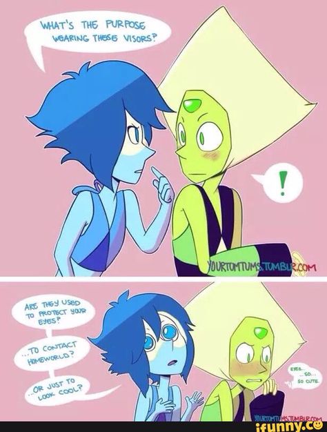 Lapidot from iFunny Peridot Comic, Lapis X Peridot, Lapidot Comic, Steven Universe Peridot, Steven Universe Lapidot, Steven Universe Ships, Steven Universe Lapis, Lapis And Peridot, Peridot Steven Universe