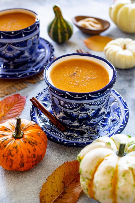 Mexican Pumpkin, Calabaza Recipe, Atole Recipe, Mexican Drink Recipes, Pumpkin Empanadas, Italian Recipes Appetizers, Homemade Soda, Recipe Pumpkin, Mexican Drinks