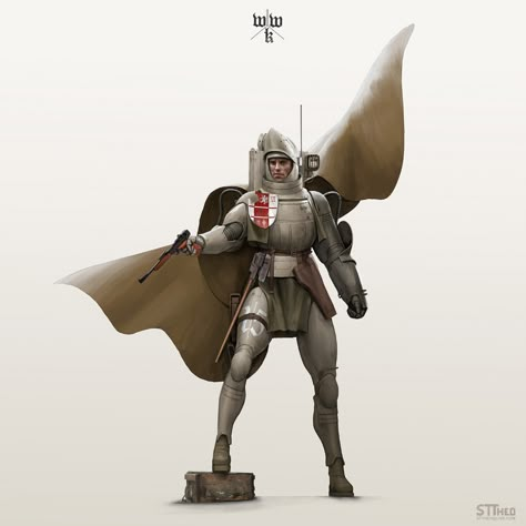 ArtStation - WWknight , Theo Stylianides Steampunk Knight, Dnd Setting, Modern Dnd, Medieval Modern, Battle Art, Space Knight, Ancient Africa, Steampunk Inspiration, Black Ocean