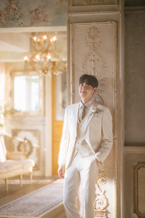 KOREAN WEDDING A-005 GA:UL STUDIO : korea wedding pledge Korean Wedding Suits Groom, Jas Pria Wedding Modern, Korean Men Wedding Suit, Jas Pria Wedding Korea, Foto Wedding Korea, Korean Groom, Bridegroom Outfits, Jas Wedding, Pose Pengantin