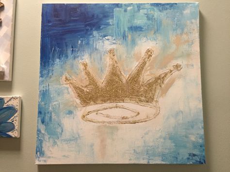 Crown Painting, Broken Glass Crafts, Crown Ideas, Diy Tree, Graffiti Wall Art, Impasto Painting, Graffiti Wall, Art Kids, Abstract Painting Acrylic