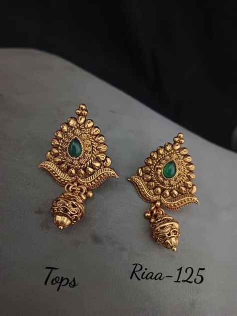 New Model Ear Rings, Hear Rings Ears Gold, Latest Gold Earrings Designs For Wedding, Latest Earrings Design Indian Gold, Gold Earrings Designs New Model, Latest Gold Earrings, Beautiful Gold Earrings, Siri Designers, Latest Earrings Design