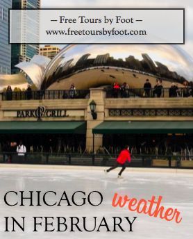 This post is an overview of the  February weather in Chicago, including snow and precipitation forecasts,  as well as tips on how to dress and things to do. While the winter has not passed yet,  February is a little warmer and sunnier than January.  Do no Chicago In February, February Weather, Chicago Things To Do, Things To Do In Chicago, Chicago Winter, Visit Chicago, Chicago Travel, Chicago City, The Windy City