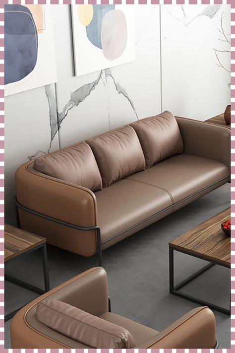 [CommissionsEarned] 11 Impressive 3 Seater Sofa Design Living Rooms Tips and Tricks You Have To Try This Spring #3seatersofadesignlivingrooms Office Sofa Design, Contemporary Living Room Chairs, Contemporary Sofa Design, Stylish Sofa Sets, Trendy Sofas, Small Sectional Sofa, Genuine Leather Sofa, Leather Sofa Living Room, Unique Sofas