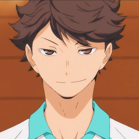 Oikawa is the captain of Aoba Johsai's volleyball team and is widely regarded as the ace setter. Tous Les Anime, Love And Respect, Anime Boys, Anime, On Instagram, Blue, Instagram