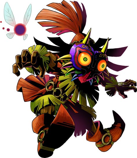 Catville Crossing — Skull Kid’s outfit from Legend of Zelda: Majora’s... Majora's Mask Tattoo, Majoras Mask Skull Kid, Majoras Mask Art, Legend Of Zelda Majora's Mask, 3d Art Gallery, Zelda Drawing, Zelda Tattoo, Hyrule Warriors, Majoras Mask