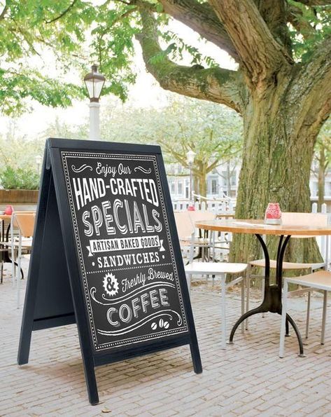 Coffee Boards Chalkboards, Chalkboard Signs Restaurant, Black Board Restaurant, Coffee Shop Blackboard, Black Board Design Chalkboards, Coffee Shop Chalkboard Signs, Black Board Ideas, Chalkboard Advertising, Coffee Blackboard