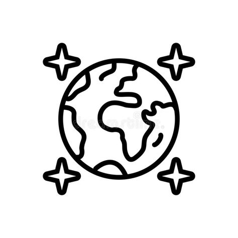 Black line icon for Planet Earth, planet and world. Black line icon for Planet E , #affiliate, #Planet, #Earth, #icon, #Black, #line #ad Earth Pattern Design, Earth Icon Aesthetic, Earth Drawing Simple, Earth Illustration Design, Earth Line Drawing, Earth Line Art, Planet Earth Tattoo, Planet Earth Drawing, Earth Logo Design