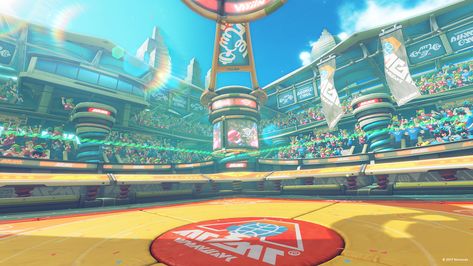 Pokemon Stadium, Stadium Wallpaper, Pokemon Backgrounds, Nintendo Switch Games, Special Places, Just Amazing, Anime Background, Level Up, Nintendo