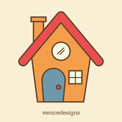 House Design Clipart House Flat Design, House Clipart, Diy Props, Cartoon House, Graphic Design Elements, Drawing Vector, Cardboard House, Clipart Cartoon, House Vector