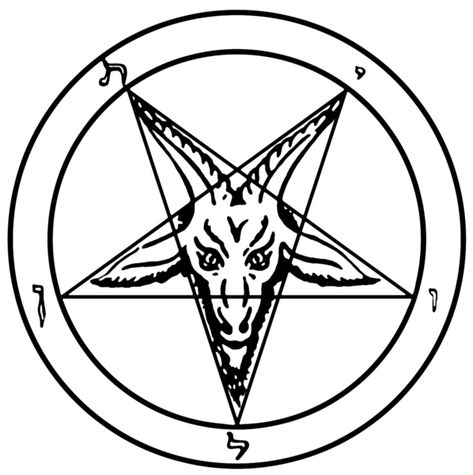 classic baphomet Pentagram Drawing, German Symbols, Satanic Symbol, Satanic Symbols, Pentagram Tattoo, Satanic Ritual, Sigil Of Lucifer, Symbols And Their Meanings, Adventure Time Tattoo