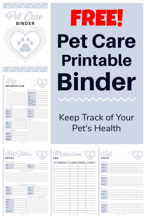 Puppy Health Record Printable Free, Pet Medication Chart Dogs, Dog Health Checklist, Dog Records Binder, Pet Care Checklist, Pet Checklist, Puppy Binder, Pet Records Printable Free, Pet Health Record Printable Free