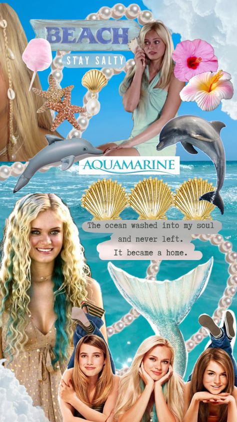 #aquamarine #aqua #beachaesthetic #y2k #beachvibes Aquamarine Movie, No Ordinary Girl, H2o Mermaids, Mako Mermaids, Hula Dance, Mermaid Dreams, Ordinary Girls, Mermaid Life, Movie Wallpapers