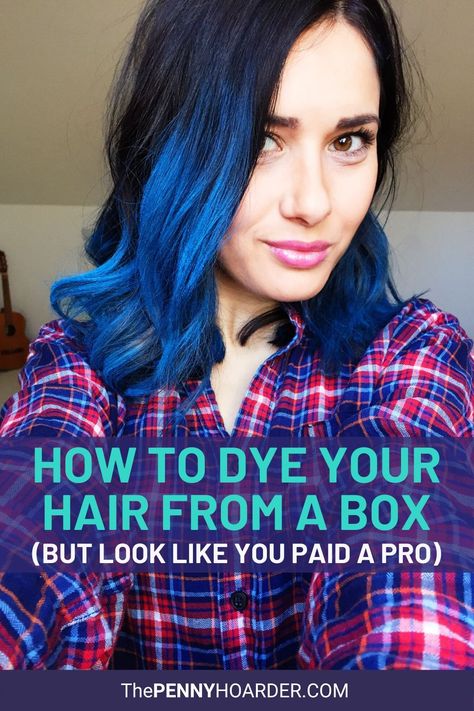 Hair Dye Box, Best Box Hair Dye, Home Hair Dye Tips, Dye Your Own Hair, Bleaching Dark Hair, Hair Colora, Dye Your Hair At Home, Dyed Ends Of Hair, Box Hair Dye