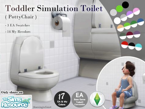 EA Toilet conversion Found in TSR Category 'Sims 4 Kids Bedroom Sets' Sims 4 Kids Bedroom, Toddler Cc Sims 4, Sims Baby, Die Sims 4, Play Sims 4, The Sims 4 Pc, Sims 4 Bedroom, Potty Chair, Sims 4 House Plans