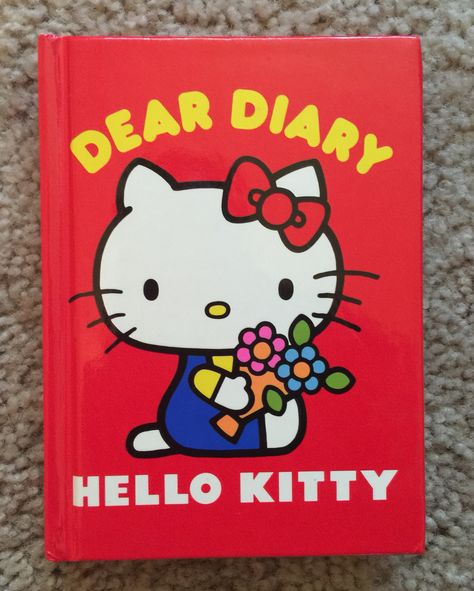 1984 hello kitty diary Hello Kitty Diary, Hello Kitty Book, Nostalgia 70s, Sanrio Vintage, Hello Kitty Purse, Vintage Sanrio, Diary Covers, Hello Kit, Retro Pop