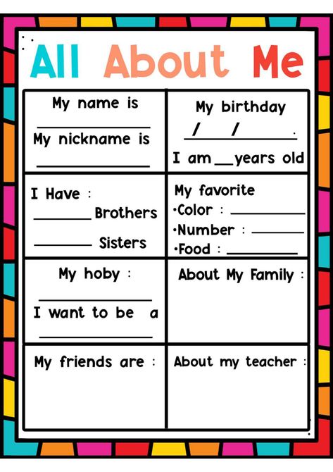 Back to School Flipbook for Meet the Teacher Night - Editable Parent Handbook Meet The Teacher Night, Parent Handbook, Meet The Teacher, All About Me, The Teacher, All About Me!, Flip Book, About Me, Back To School