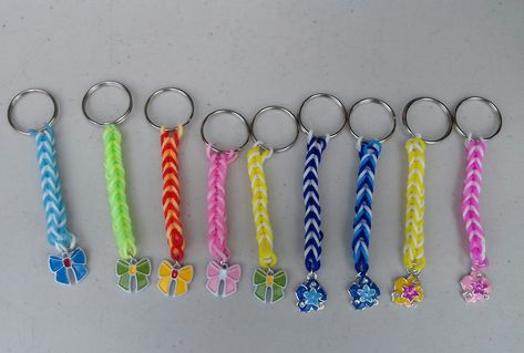 Ideas Para Hacer Pulseras, Loom Band Ideas, Loom Bracelets Easy, Bracelets Paracord, Star Bracelets, Loom Band Patterns, Rainbow Loom Bracelets Easy, Rainbow Loom Tutorials, Loom Tutorials