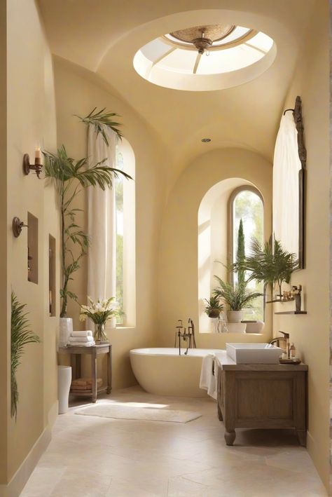 Welcome to a daily ritual of transforming your bathroom into a Tuscan Sun Serenade with BM 1231. Explore radiant bliss with our interior designer's routine. #Ad #homedecor #homedesign #bathroom #Painthome interiorarchitecture best Wall Colors for Bathroom Colors
Bright Room Colors
best colors combinations bathroom
bathroom Remodeling
Modern Paint Colors
2024 Tuscan Tile Bathroom, Luxe Apartment Decor, Italian Bathroom Ideas, Italian Bathroom Tuscan Style, Warm Bathroom Colors, Tuscan Bathroom Ideas, Tuscan Wall Colors, Tuscan Paint Colors, Paint Colors 2024