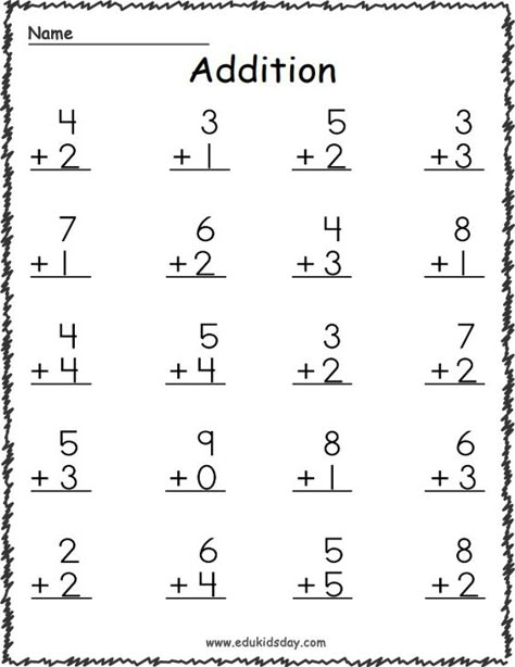 Math For Kindergarten Worksheets Numbers, Addition Worksheets For Kindergarten Free Printables, Addition For Kindergarten Activities, Year 1 Worksheets Free Printable, Addition Within 10 Worksheets, Kg 1 Worksheets Math, Fall Addition Worksheets Free, Math For Kindergarten Worksheets Free Printable, Math Addition Worksheets Kindergarten