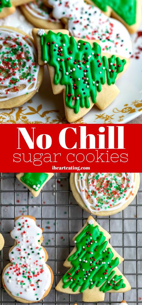 Chill Sugar Cookie Recipe, No Chill Sugar Cookies, Cookies No Chill, Sugar Cookie Recipe No Chill, Everything Cookies, Chocolate Chip Shortbread Cookies, Salted Caramel Mocha, Sugar Cookie Recipe Easy, Homemade Sugar Cookies