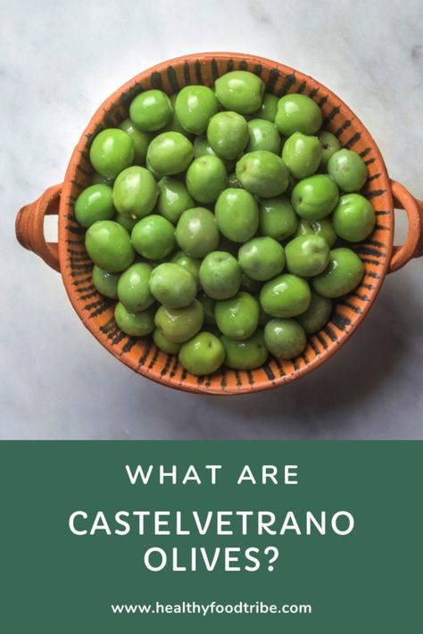 What Are Castelvetrano Olives? (Nutrition and Benefits) Warm Olives Recipe, Kalamata Olives Benefits, Olive Types, Calvestrano Olives, Benefits Of Eating Olives, Kalamata Olives Recipes, Castelvetrano Olives Recipe, Kalamata Olive Appetizer, Recipe With Olives