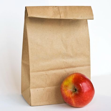 Lunch Images, Lunches For Kids, Brown Bag Lunch, Lunch Sack, Natural Grocers, Apple Stock, Sack Lunch, Gala Apples, Watercolor Kit